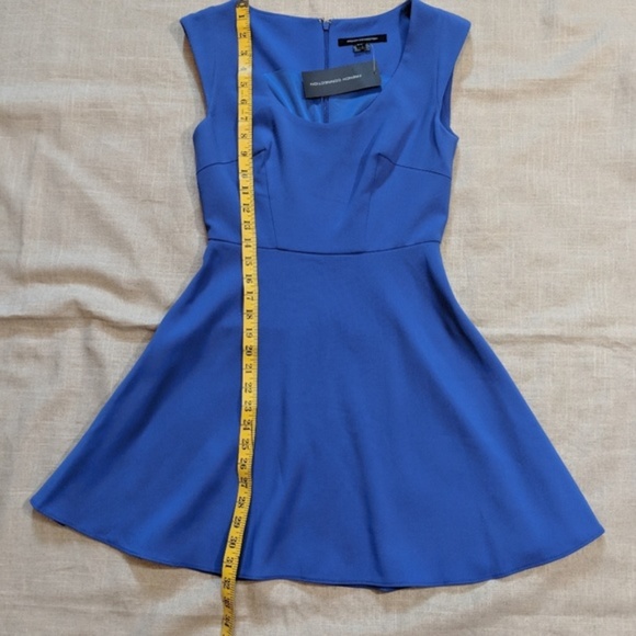 French Connection Whisper Light Dress size 8 blue - Picture 5 of 6